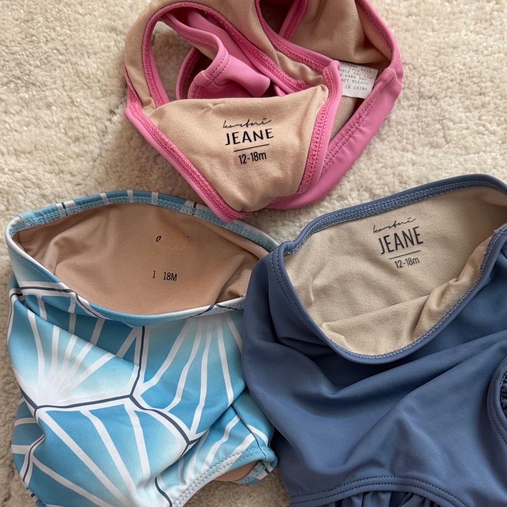 Kortni Jeane Kids Swim Set - Pink, Blue, and Patterned - Picture 6 of 6